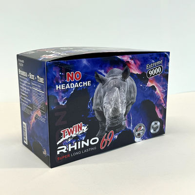 kopen Op maat gemaakte Rhino 69 Male Enhancement Pill Doos Verpakking Recyclebaar online manufacture