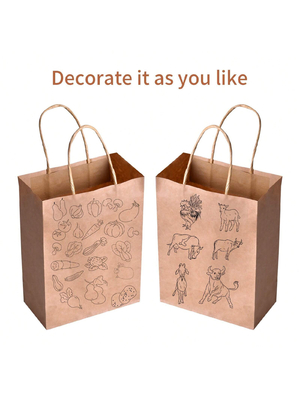 kopen Offset-flexodruk Kraftpapierzak Eco-vriendelijke cadeauverpakking online manufacture