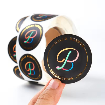 kopen Glanzende matte afwerking waterdicht op maat gemaakt labelsticker in meerdere kleuren online manufacture