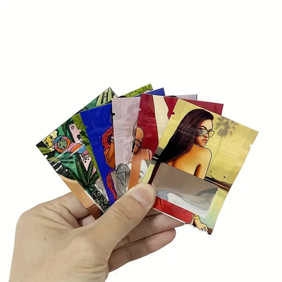 Op maat gedrukt 3.5 Mil Zip Lock Mylar Pouch voor voedsel en snacks opslag