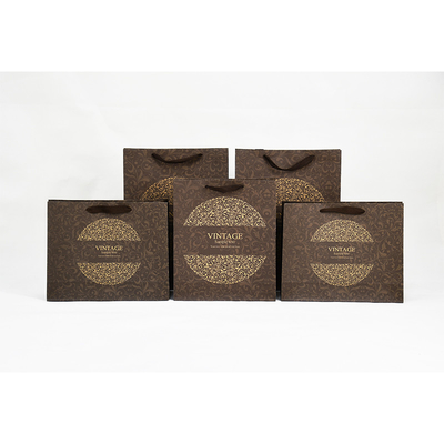 Eco-vriendelijk papier Twist Handle Bags 250g 300g Gewicht Aanpasbare kleur Eenvoudig ontwerp