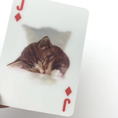 PET-lenticulaire 3D-kaart aangepaste lenticulaire kaart met glanzende of matte laminatie
