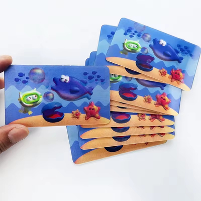 Aanpasbare PET-lenticulaire 3D-kaart voor reclame en souvenirs