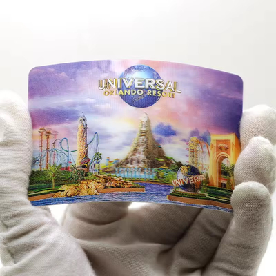 Aanpassing PET Lenticulaire 3D-kaart voor promoties / souvenirs