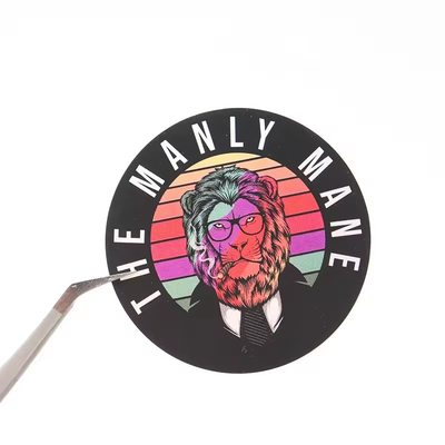 Op maat gemaakt full color gedrukt label sticker met permanente lijm voor langdurige
